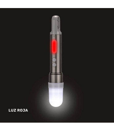 USB Linterna Táctica y lámpara recargable "HOOK"