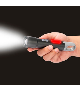USB Linterna Táctica y lámpara recargable "HOOK"