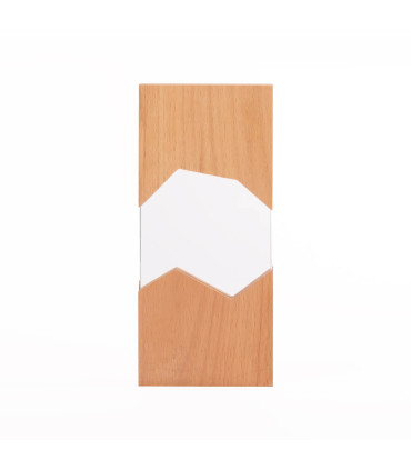 Trofeo Galvano de Madera y Cristal Steven