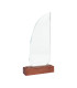 Trofeo Galvano de Madera y Cristal Sail