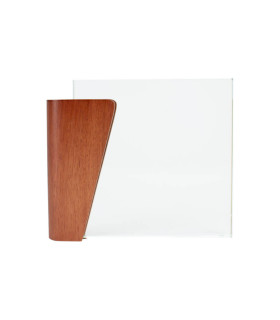 Trofeo Galvano de Madera y Cristal Lewis