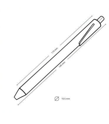 Bolígrafo retráctil CAUCA