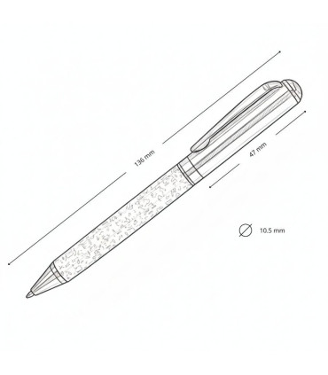 Bolígrafo de acero JODHPUR