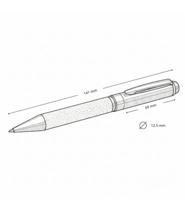 Bolígrafo de acero MENDOZA