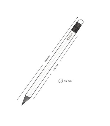 Lápiz grafito UBUD con goma de borrar