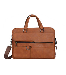 Maletín ejecutivo porta-notebook de Eco-cuero "BRONSON" 6.5L