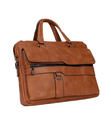 Maletín ejecutivo porta-notebook de Eco-cuero "BRONSON" 6.5L