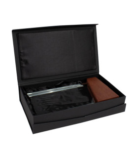 Trofeo Galvano de Madera y Cristal "Lido"