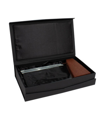 Trofeo Galvano de Madera y Cristal "Lido"