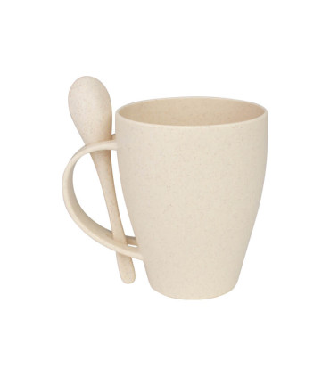 Mug de caña de Trigo con Cuchara