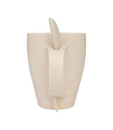Mug de caña de Trigo con Cuchara