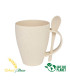 Mug de caña de Trigo con Cuchara
