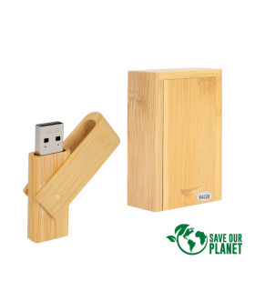 USB Pendrive giro 64GB de Bamboo