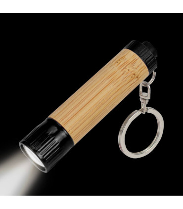Llavero-Linterna LED cuerpo Bamboo