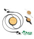 Connect Multicargador Retráctil 4 en 1 de ABS/Bamboo
