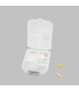 Pastillero Plástico 10 compartimentos "DOCTOR"