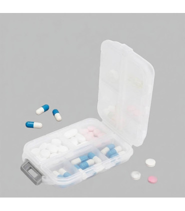 Pastillero Plástico 10 compartimentos "DOCTOR"