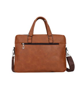 Maletín ejecutivo porta-notebook de Eco-cuero "BRONSON" 6.5L