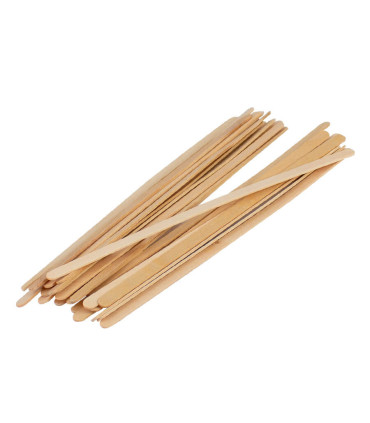 Bolsa con 1.000 palitos revolvedores de madera de Pino