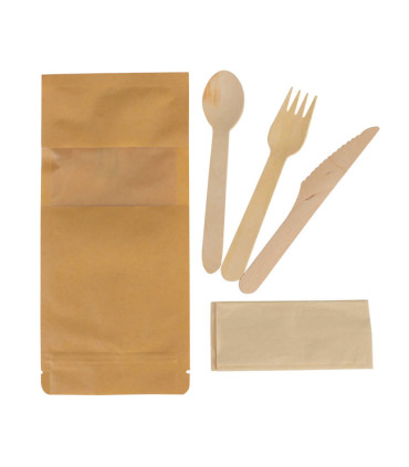 Set de cubiertos Sustentable bolsa ZIP