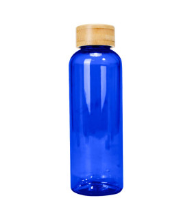 Botella PET tapa bamboo AINOA