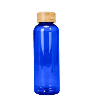 Botella PET tapa bamboo AINOA