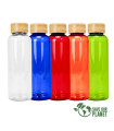 Botella PET tapa bamboo AINOA 550cc