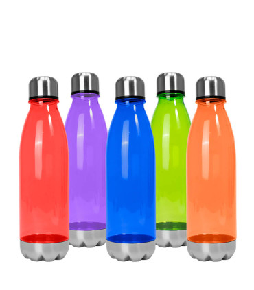 Botella PET tapa acero VIVID