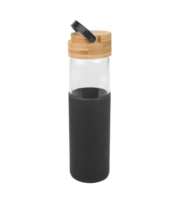 Botella de Vidrio con funda de silicona