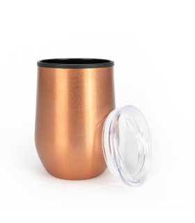 Mug metálico encobrizado 350cc