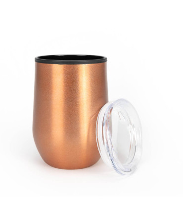 Mug metálico encobrizado 350cc