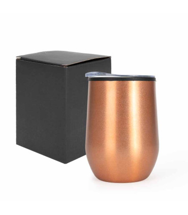 Mug metálico encobrizado 350cc