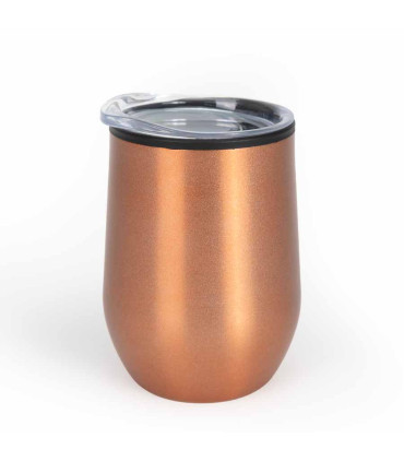 Mug metálico encobrizado 350cc