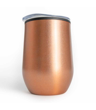 Mug metálico encobrizado 350cc