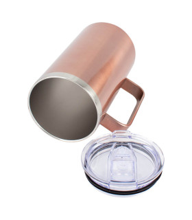 Mug metálico Encobrizado 700cc