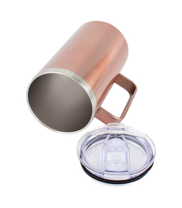 Mug metálico Encobrizado 700cc