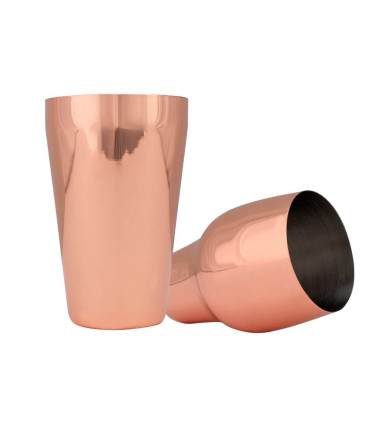 Set de Cóctel metálico Encobrizado