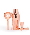 Set de Cóctel metálico Encobrizado