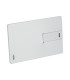 USB Pendrive 16GB Credit Card plateado.