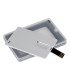 USB Pendrive 16GB Credit Card plateado.