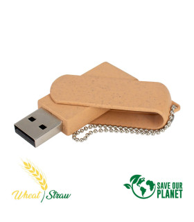 USB Pendrive 16GB de caña de Trigo