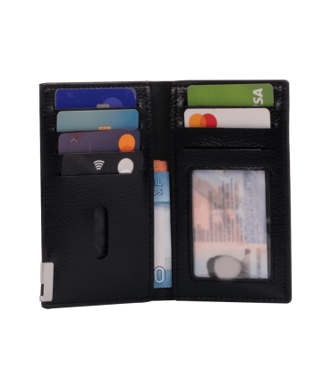 Porta Tarjetas vertical de Eco Cuero LICENSE