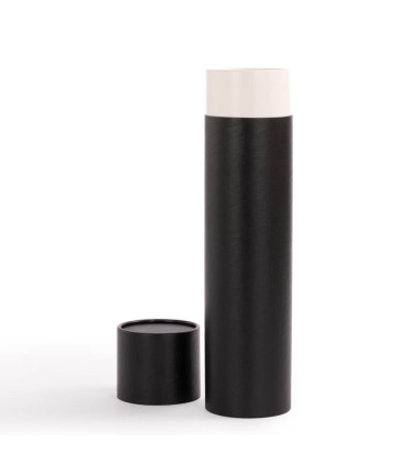 Caja tubular grande de cartón con tapa, para regalos