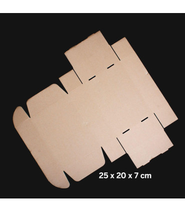 Caja autoarmable 25x20x7 cm