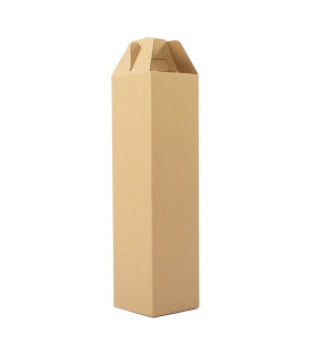 Caja autoarmable con asas, para 1 botella de Vino