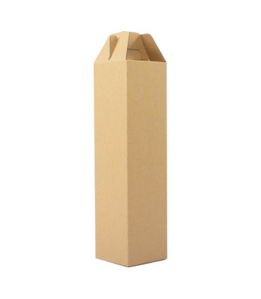 Caja autoarmable con asas, para 1 botella de Vino
