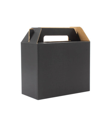 Caja autoarmable con asas, 25x20x12 cm
