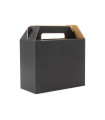 Caja autoarmable con asas, 25x20x12 cm