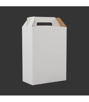 Caja autoarmable con asas, 26x35x13 cm