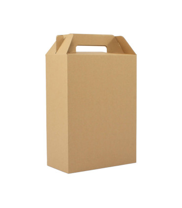 Caja autoarmable con asas, 26x35x13 cm